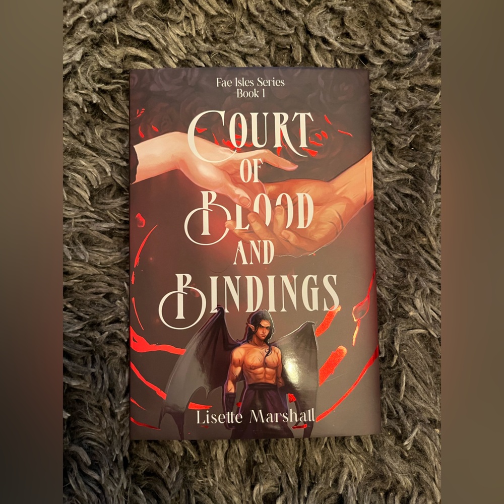 Court of Blood and Bindings by Lisette Marshall - BookishBox Hardcover Book